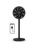 Duux Fan | Whisper Flex 2 | Stand Fan | Black | Diameter 34 cm | Number of speeds 30 | Oscillation | 2-21.5 W | Yes