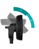 Duux Fan | Whisper Flex 2 | Stand Fan | Black | Diameter 34 cm | Number of speeds 30 | Oscillation | 2-21.5 W | Yes