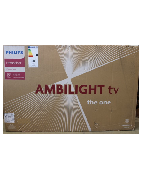 Philips | LED Ambilight TV | 55PUS8919/12 | 55 | Smart TV | Titan | 4K UHD | Grey | DAMAGED PACKAGING