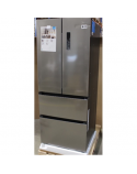 SALE OUT. Midea MERF402FIE02 Refrigerator, E, Freestanding, Multi-door, Height 178 cm, Fridge net 244L, Freezer net 147L, Stainless steel | Midea Refrigerator | MERF402FIE02 | Energy efficiency class E | Free standing | Combi | Height 178 cm | No Frost system | Fridge net capacity 244 L | Freezer net capacity 147 L | Display | 41 dB | Stainless steel | DAMAGED PACKAGING, DENT ON FRONT DOOR