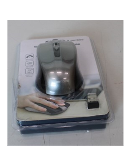 SALE OUT. Gembird MUSW-4B-04-BG Wireless optical Mouse, Black/ Space Grey | Gembird | Mouse | MUSW-4B-04-BG | Standard | Wireles