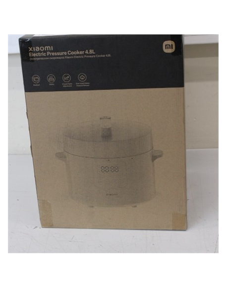 SALE OUT. Xiaomi Electric Pressure Cooker 4,8L EU | Xiaomi | Electric Pressure Cooker EU | 1000 W | 4.8 L | White | DEMO