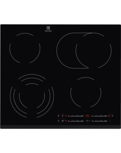 Electrolux | Hob | EHF6547FXK | Electric | Number of burners/cooking zones 4 | Touch | Timer | Black