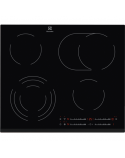 Electrolux | Hob | EHF6547FXK | Electric | Number of burners/cooking zones 4 | Touch | Timer | Black