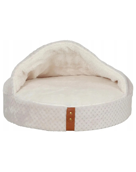 Zolux | Paloma Cat Bed with Cover, 480x480x150 mm | Beige