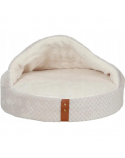Zolux | Paloma Cat Bed with Cover, 480x480x150 mm | Beige