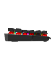 MSI STRIKE 600 SILENT US | Gaming Keyboard | Wired | US | USB 2.0 | KAILH Midnight PRO Silent Tactile