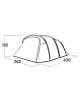 Easy Camp Family tent | Hamra 4 | 4 person(s) | Blue