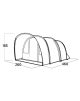 Easy Camp Tent | Skarvan 4 | 4 person(s) | Blue