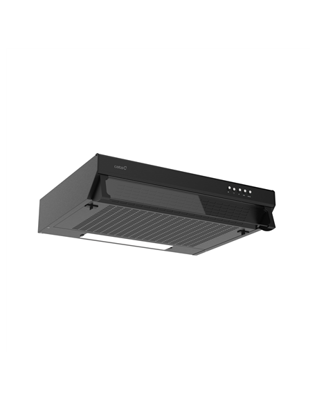 CATA Hood | FK SLIM 6000 BK | Conventional | Energy efficiency class B | Width 60 cm | 162 m³/h | Mechanical | LED | Black