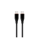 Cablexpert Premium Silicon Type-C Power Delivery (PD) Charging and Data Cable, 1.5 m | CC-USB2S-CMCM-1.5M-BK