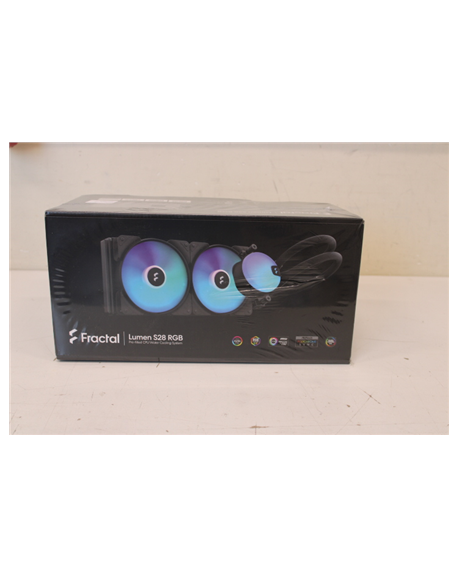 SALE OUT. Fractal Design Lumen S28 V2 RGB Water Cooling Unit | Fractal Design | Water Cooling Unit | Lumen S28 V2 RGB | DAMAGED 