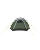 Outwell Two Room Tunnel Tent | Earth 3 Plus | 3 person(s) | Green