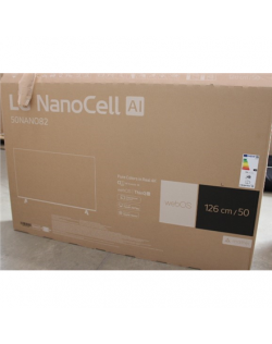 LG | 4K Smart NanoCell TV | 50NANO82T3B | 50" | Smart TV | webOS 24 | Black | DAMAGED PACKAGING