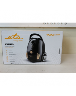SALE OUT. ETA ETA151990000 Avanto Vacuum cleaner, Bagged, Dust bag 3 L, Working radius 10 m, Power 700 W, Black | ETA | Avanto V