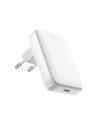 FIXED Slim USB-C Travel Charger, GaN, PD support, 30W, White | Fixed