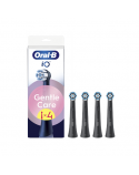 Oral-B Replaceable toothbrush heads | iO GentleCare | Heads | For adults | Number of brush heads included 4 | Black