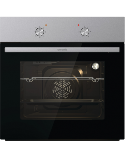 Gorenje Oven | BO6615E01X | 60 L | Electric | EnamelClean | Mechanical control | Height 59.5 cm | Width 59.5 cm | Stainless stee