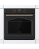 Gorenje Oven | BOS67372CLB | 77 L | Electric | AquaClean | Mechanical control | Steam function | Height 59.5 cm | Width 59.5 cm 