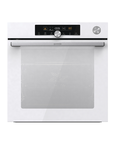 Gorenje Oven | BPSA6747A08WG | 77 L | Electric | AquaClean | Mechanical control | Steam function | Height 59.5 cm | Width 59.5 c