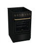 Gorenje Cooker | GECS5B70CLB | Hob type Vitroceramic | Oven type Electric | Black | Width 50 cm | Depth 59.4 cm | 70 L