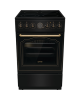 Gorenje Cooker | GECS5B70CLB | Hob type Vitroceramic | Oven type Electric | Black | Width 50 cm | Depth 59.4 cm | 70 L
