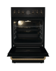 Gorenje Cooker | GECS5B70CLB | Hob type Vitroceramic | Oven type Electric | Black | Width 50 cm | Depth 59.4 cm | 70 L