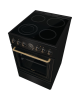 Gorenje Cooker | GECS5B70CLB | Hob type Vitroceramic | Oven type Electric | Black | Width 50 cm | Depth 59.4 cm | 70 L