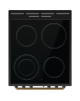 Gorenje Cooker | GECS5B70CLB | Hob type Vitroceramic | Oven type Electric | Black | Width 50 cm | Depth 59.4 cm | 70 L