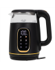 Adler Kettle with LED Display | AD 1305 | Electric | 2200 W | 1.7 L | Plastic | 360° rotational base | Black/Gold