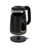 Adler Kettle with LED Display | AD 1305 | Electric | 2200 W | 1.7 L | Plastic | 360° rotational base | Black/Gold