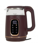 Adler Kettle with LED Display | AD 1305 | Electric | 2200 W | 1.7 L | Plastic | 360° rotational base | Burgundy