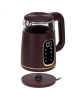 Adler Kettle with LED Display | AD 1305 | Electric | 2200 W | 1.7 L | Plastic | 360° rotational base | Burgundy