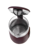 Adler Kettle with LED Display | AD 1305 | Electric | 2200 W | 1.7 L | Plastic | 360° rotational base | Burgundy