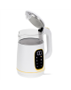 Adler Kettle with LED Display | AD 1305 | Electric | 2200 W | 1.7 L | Plastic | 360° rotational base | White/Gold
