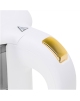Adler Kettle with LED Display | AD 1305 | Electric | 2200 W | 1.7 L | Plastic | 360° rotational base | White/Gold