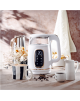 Adler Kettle with LED Display | AD 1305 | Electric | 2200 W | 1.7 L | Plastic | 360° rotational base | White/Gold