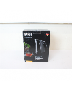 SALE OUT. Braun WK500BK Multiquick 5 Kettle, Power 3000 W, Capacity 1.7 L, Quick cooking function 35s, Black | Braun | Kettle | 