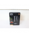 SALE OUT. Braun WK500BK Multiquick 5 Kettle, Power 3000 W, Capacity 1.7 L, Quick cooking function 35s, Black | Braun | Kettle | WK500BK Multiquick 5 | Standard | 3000 W | 1.7 L | Plastic | 360° rotational base | Black | DAMAGED PACKAGING, MISSING FILTER