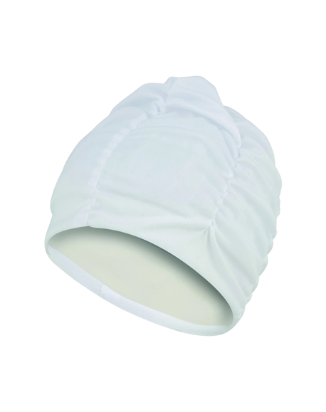Fashy | FASHY Ruched Fabric Women's Swim Cap | White