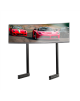 Next Level Racing Floor stand | ELITE Free Standing Single Monitor Stand | Vertical adjustment | 65 " | Black