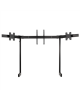 Next Level Racing Floor stand | ELITE Free Standing Triple Monitor Stand | Fully adjustable and customizable | 21-43 " | Black