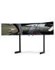 Next Level Racing Floor stand | ELITE Free Standing Triple Monitor Stand | Fully adjustable and customizable | 21-43 " | Black