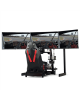 Next Level Racing Floor stand | ELITE Free Standing Triple Monitor Stand | Fully adjustable and customizable | 21-43 " | Black