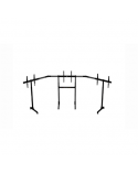 Next Level Racing | Floor stand | Free Standing Triple Monitor stand | 3 x 32- 65 " | Maximum weight (capacity) 70 kg | Black
