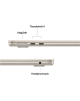 Apple MacBook | Air | Starlight | 13 " | IPS | 2560 x 1664 pixels | Apple M4 | 16 GB | Solid-state drive capacity 256 GB | Apple