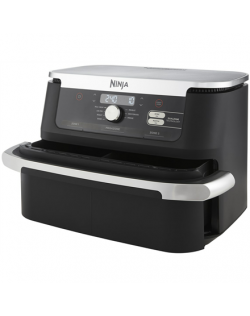 NINJA | Double Air Fryer | AF500EU Foodi FlexDrawer | Power 2470 W | Capacity 10.4 L | Black