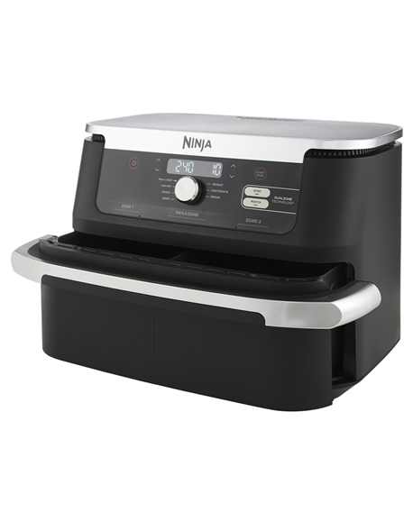 NINJA | Double Air Fryer | AF500EU Foodi FlexDrawer | Power 2470 W | Capacity 10.4 L | Black