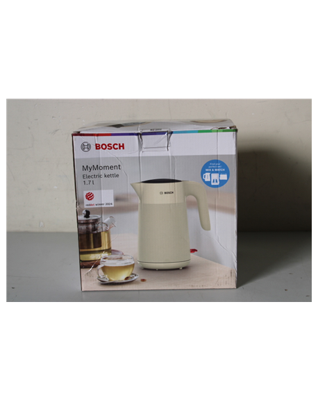 SALE OUT. Bosch TWK2M167 MyMoment Kettle, 1.7 L, 2400 W, Beige | Bosch | Kettle | TWK2M167 MyMoment | Electric | 2400 W | 1.7 L 
