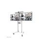Neomounts MOVE ADM-875WH2 Screen adapter from 1 to 2 screens - 42-65" - max 40 kg/screen - VESA 100x100-800x400 - lockable (excl